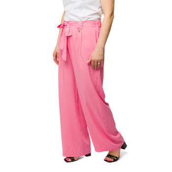Pantaloni rosa da donna con nastro Swish Jeans, Abbigliamento Donna, SKU c813000068, Immagine 0